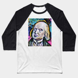 Jeremy Bentham Portrait | Jeremy Bentham Artwork 10 Baseball T-Shirt